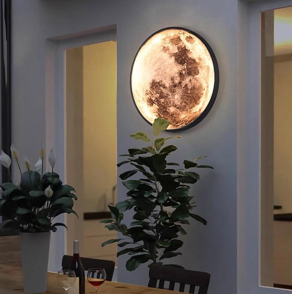 Moonbeam™- Realistically Galactic 3D LED Wall/Ceiling Moon Decor 