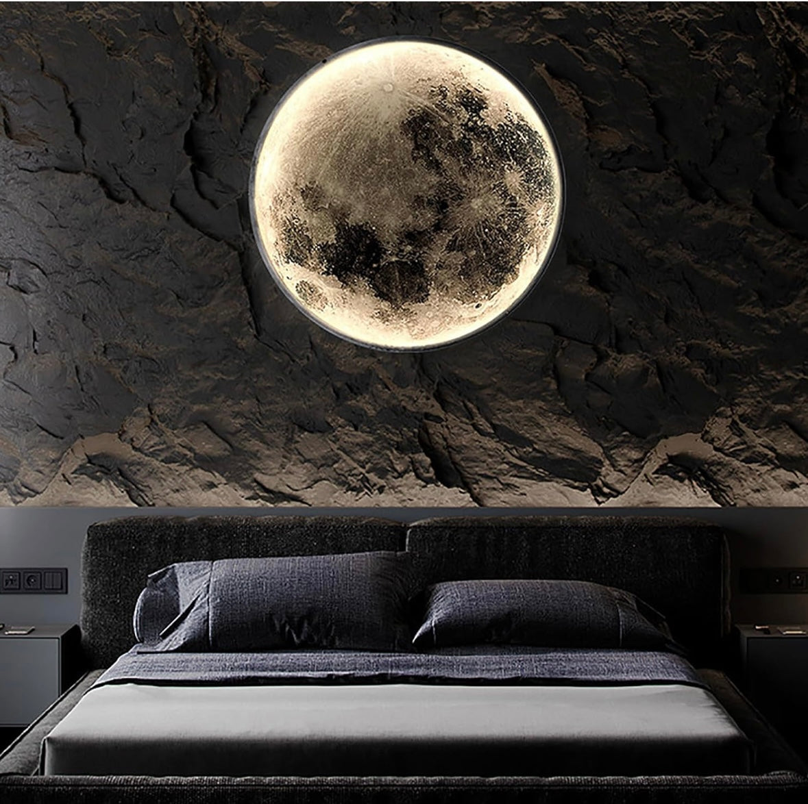 Moonbeam™- Realistically Galactic 3D LED Wall/Ceiling Moon Decor 