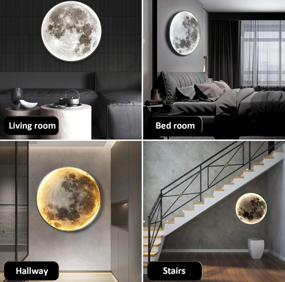 Moonbeam™- Realistically Galactic 3D LED Wall/Ceiling Moon Decor 