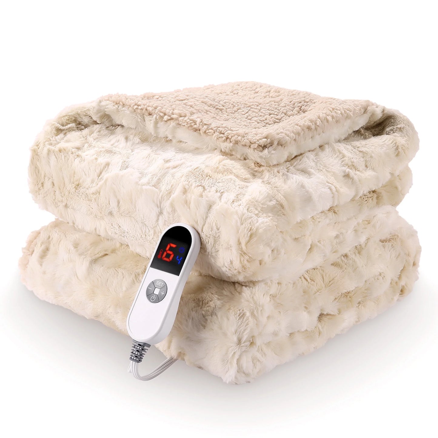 CozyBlanky™ - Heat The Cold Away! Soft, Fur Heated, Washable, Electric 50" x 60" Blanket