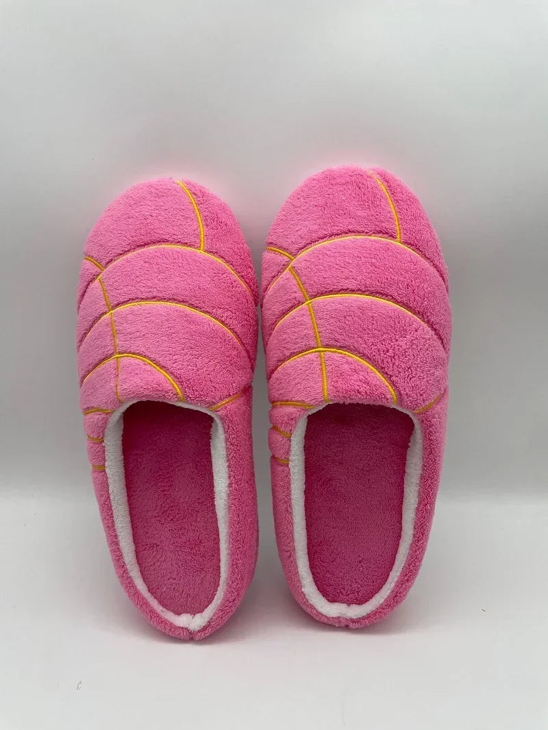 Concha-nclas™  Soft, Warm, and Cozy Concha Bread Wrapped Around Your Feet as Slippers!